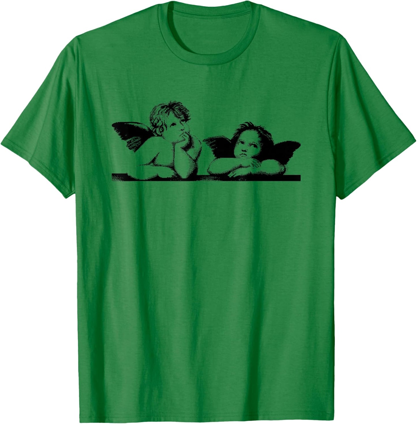 Michelangelo Art of Angels T-Shirt - T-Shirt | Irish Green