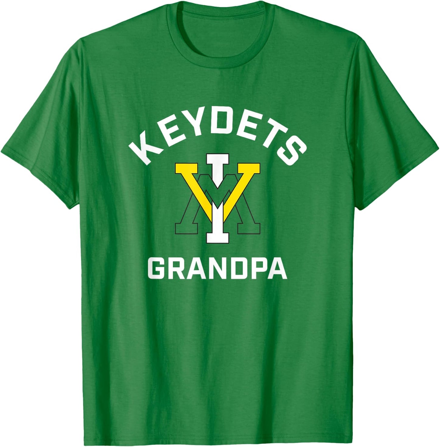Virginia Military Institute VMI Keydets Arched Grandpa T-Shirt - T-Shirt | Irish Green