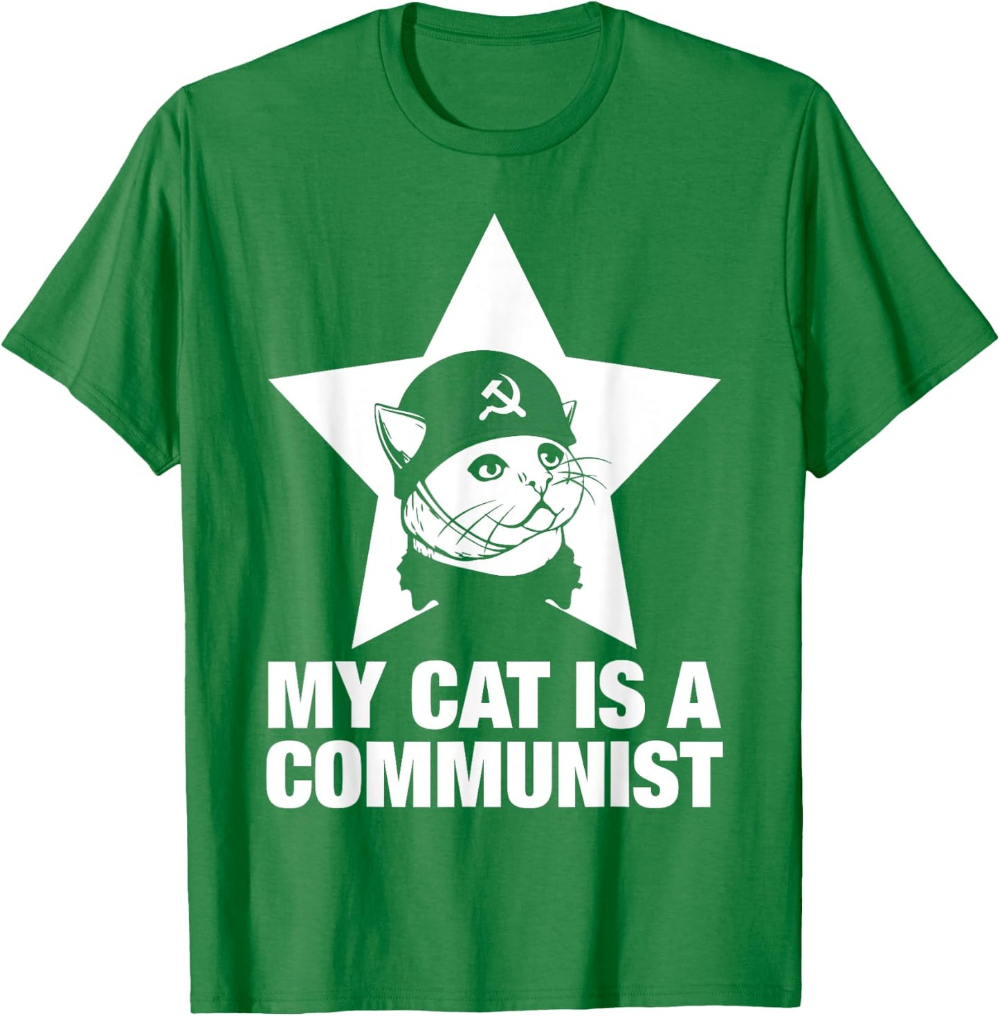 My Cat Is A Communist Women T-Shirt - T-Shirt | Irish Green