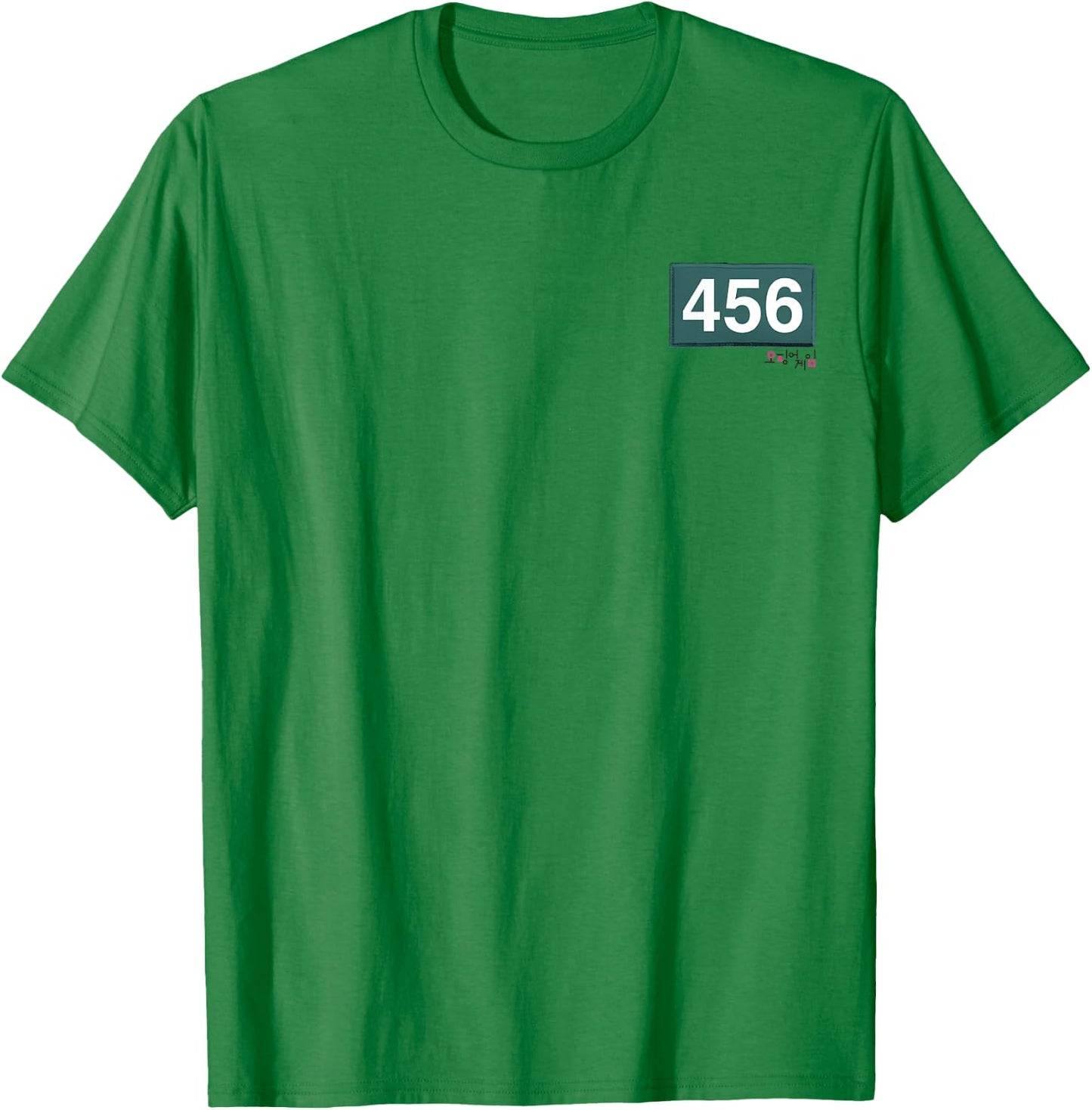 Squid Game Player 456 Pocket Costume T-Shirt - T-Shirt | Irish Green