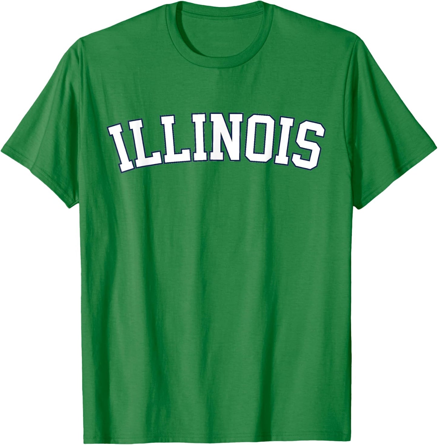 Retro Illinois Vintage Illinois Orange Blue Classic Look T-Shirt - T-Shirt | Irish Green
