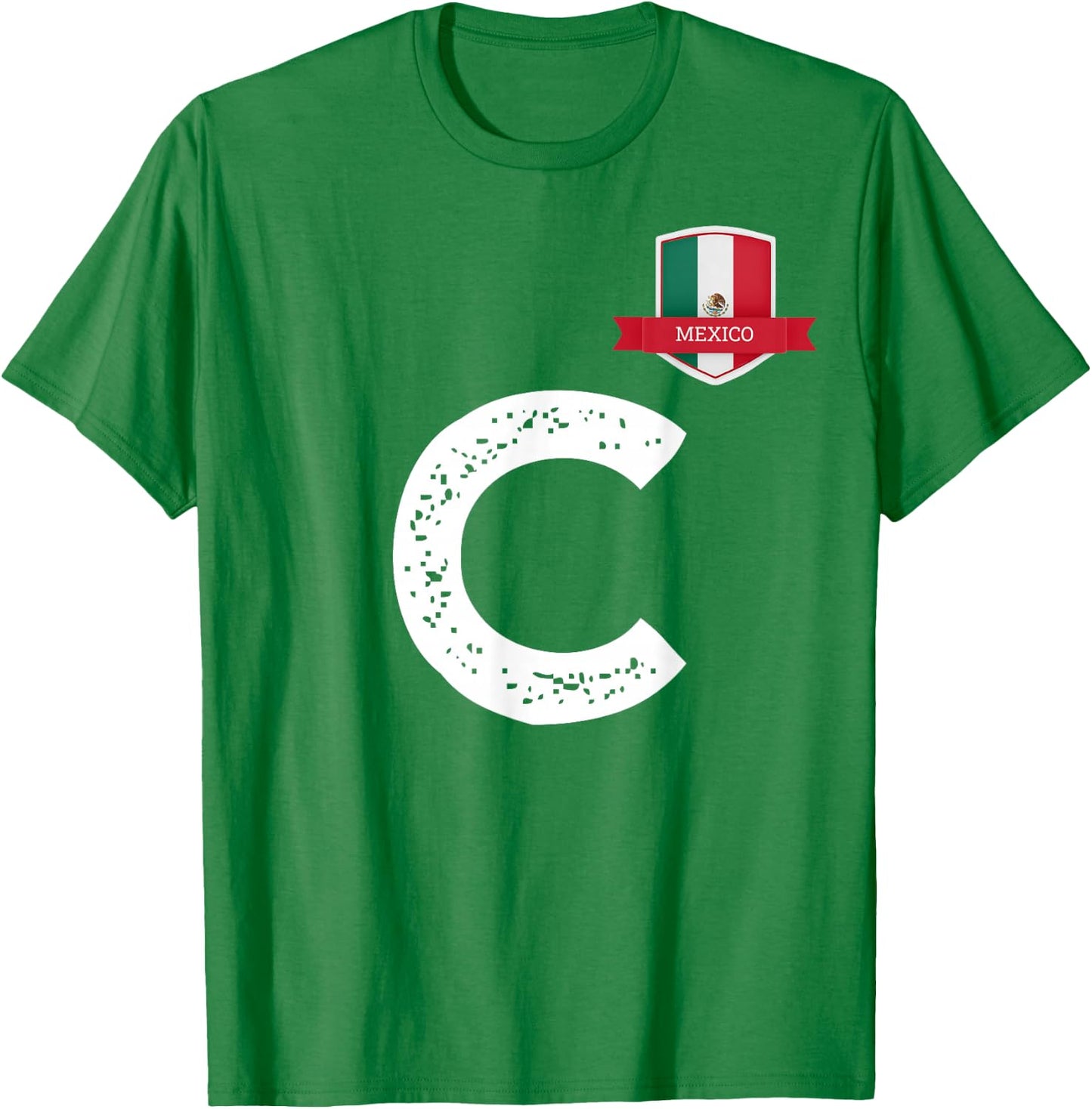 Mexico Flag C Mexican Mexico T-Shirt - T-Shirt | Irish Green