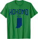Kokomo Indiana IN Navy Classic Men Women T-Shirt - T-Shirt | Irish Green