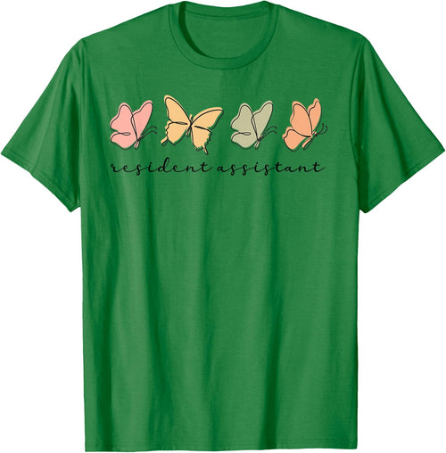 resident Assistant Women Cute Squad Butterfly