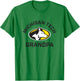 Michigan Tech Huskies Arched Grandpa T-Shirt - T-Shirt | Irish Green
