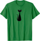 Retro Vintage Mod Atomic Black Cat Eye Eyeglasses Rockabilly T-Shirt - T-Shirt | Irish Green