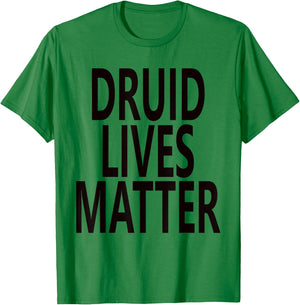 Druid Lives Matter Dragons WOW Healer T-Shirt - T-Shirt | Irish Green