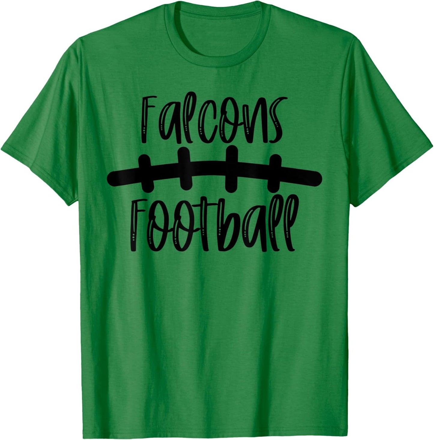 Falcons Football School Spirit Team Mascot Game Night T-Shirt - T-Shirt | Irish Green