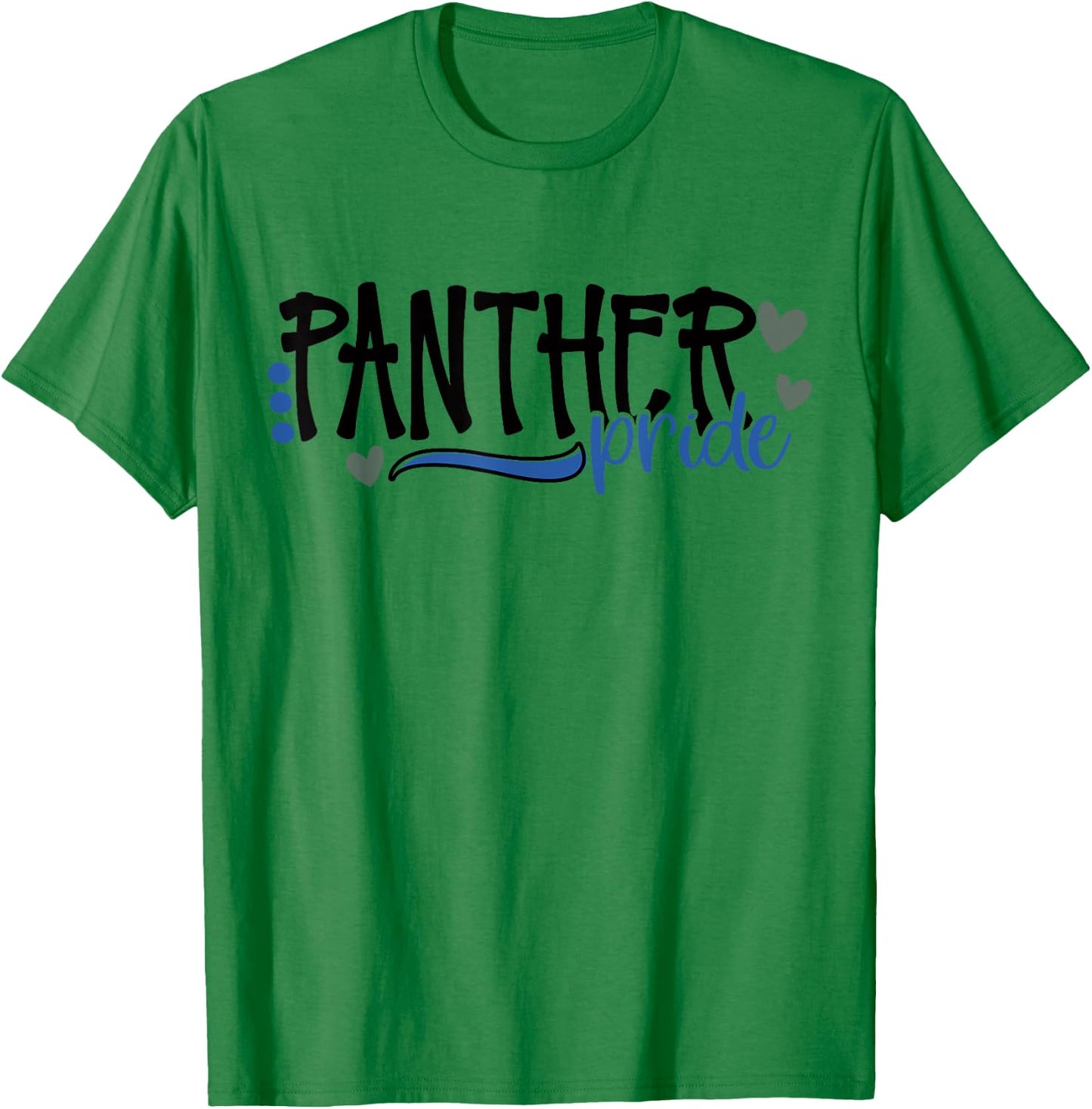 Panther Pride School Sports Fan Team Spirit T-Shirt - T-Shirt | Irish Green