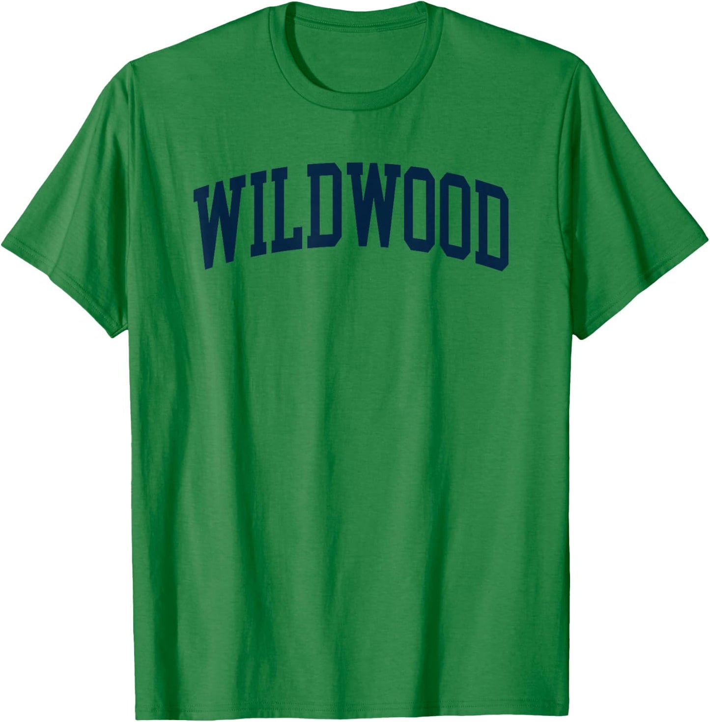 Wildwood New Jersey NJ Retro Preppy Throwback T-Shirt - T-Shirt | Irish Green