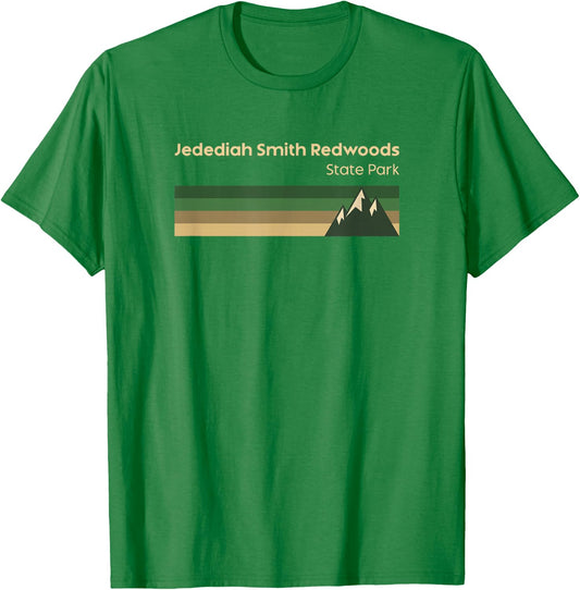 Jedediah Smith Redwoods State Park California Vintage T-Shirt - T-Shirt | Irish Green