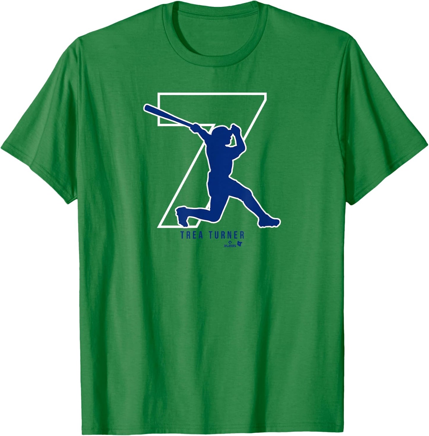 Trea Turner - 7 - Philadelphia Baseball T-Shirt - T-Shirt | Irish Green