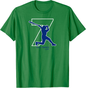 Trea Turner - 7 - Philadelphia Baseball T-Shirt - T-Shirt | Irish Green