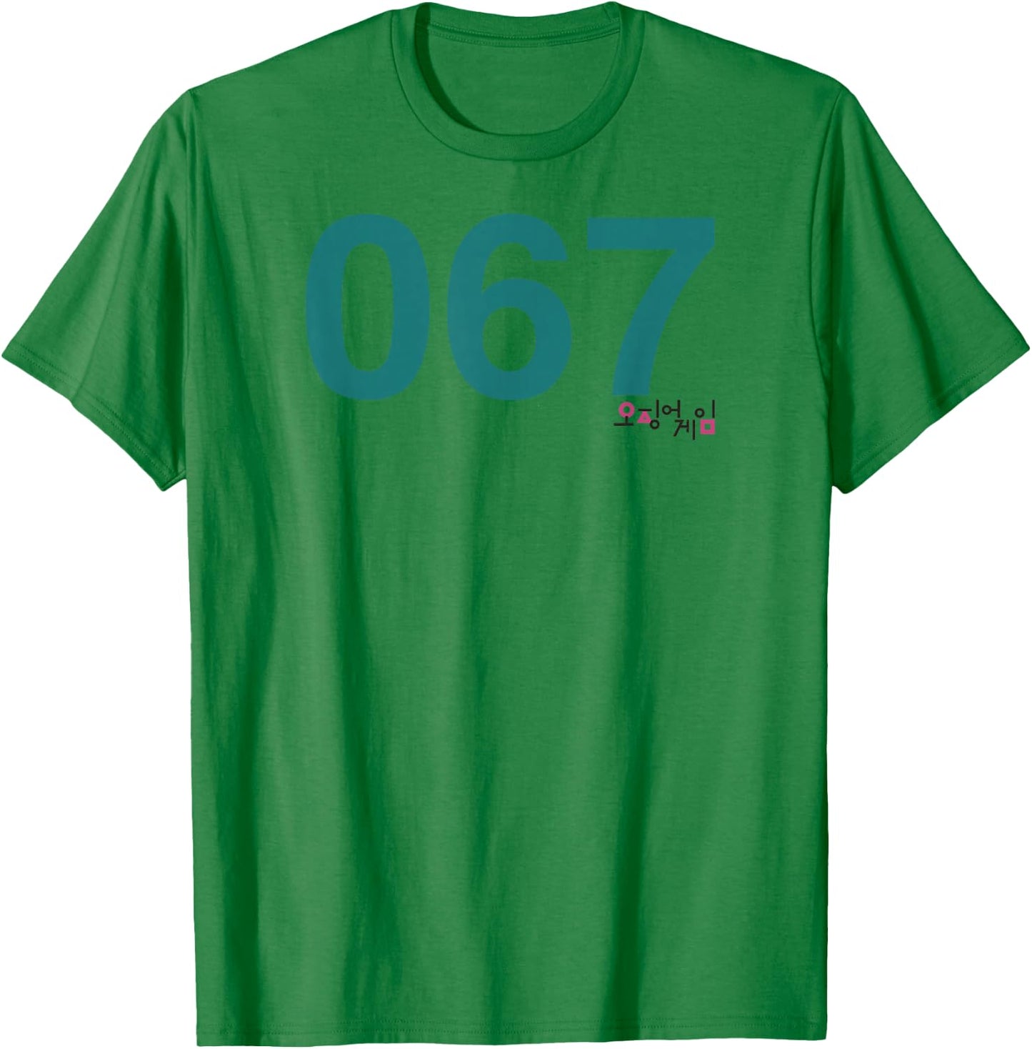 Squid Game Player 067 Costume T-Shirt - T-Shirt | Irish Green