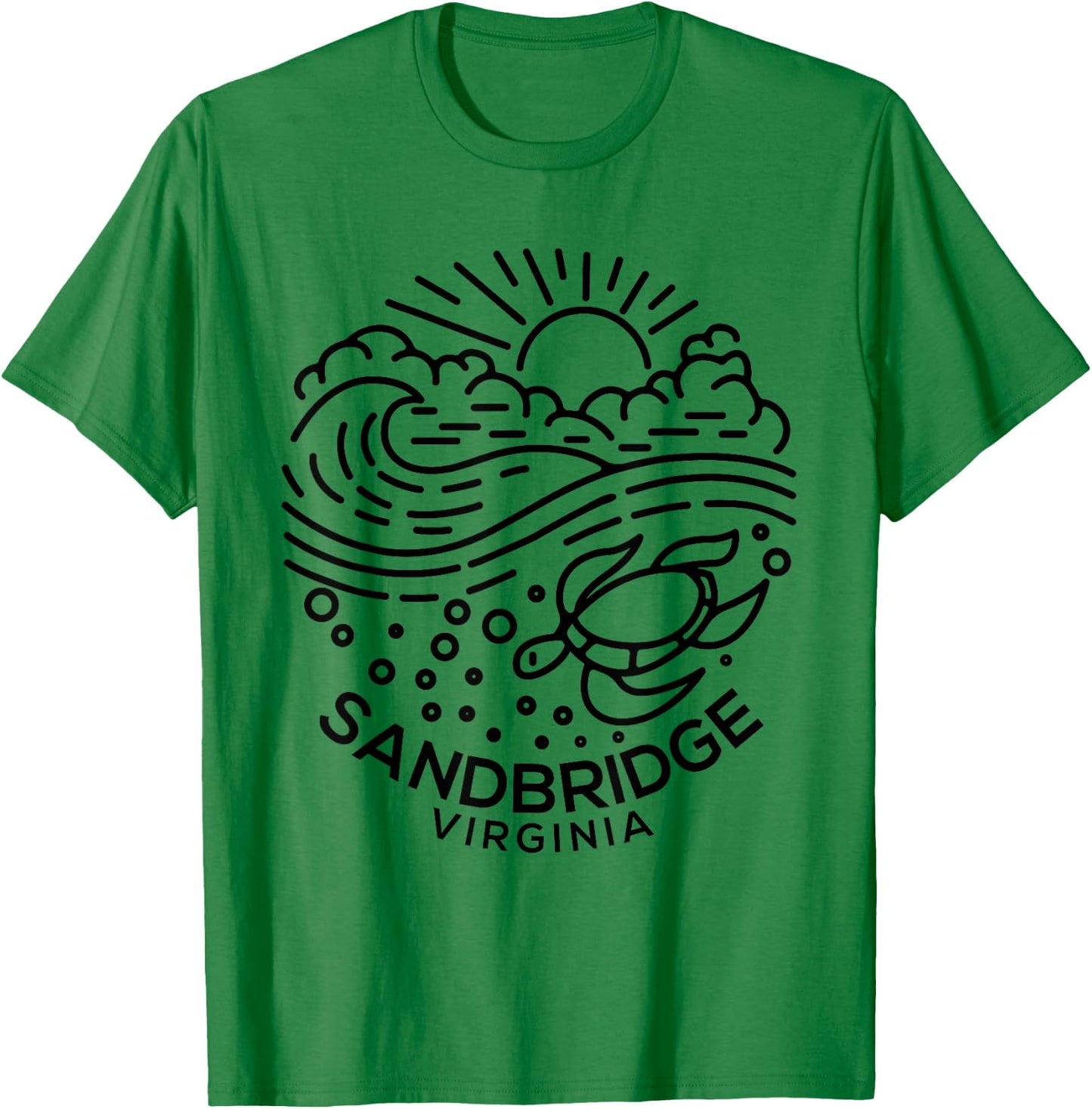 Sandbridge VA T-Shirt - T-Shirt | Irish Green