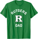 Rutgers University Scarlet Knights Arched Dad T-Shirt - T-Shirt | Irish Green