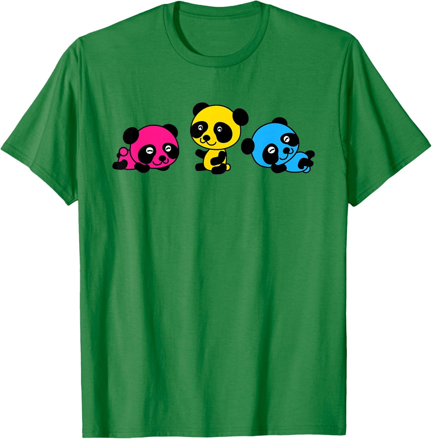 Subtle Pansexual Panda Pride Pan Flag I'm Pan-Duh LGBTQ T-Shirt - T-Shirt | Irish Green
