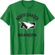 University of North Dakota Fighting Hawks Arched Grandpa T-Shirt - T-Shirt | Irish Green