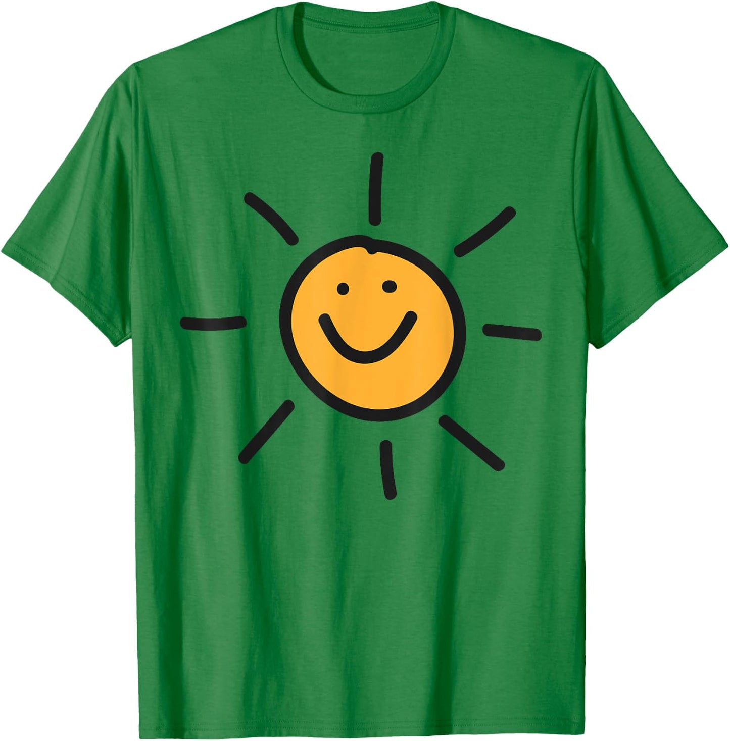 Smiling sun sunshine happy person sunny disposition fun cool T-Shirt - T-Shirt | Irish Green