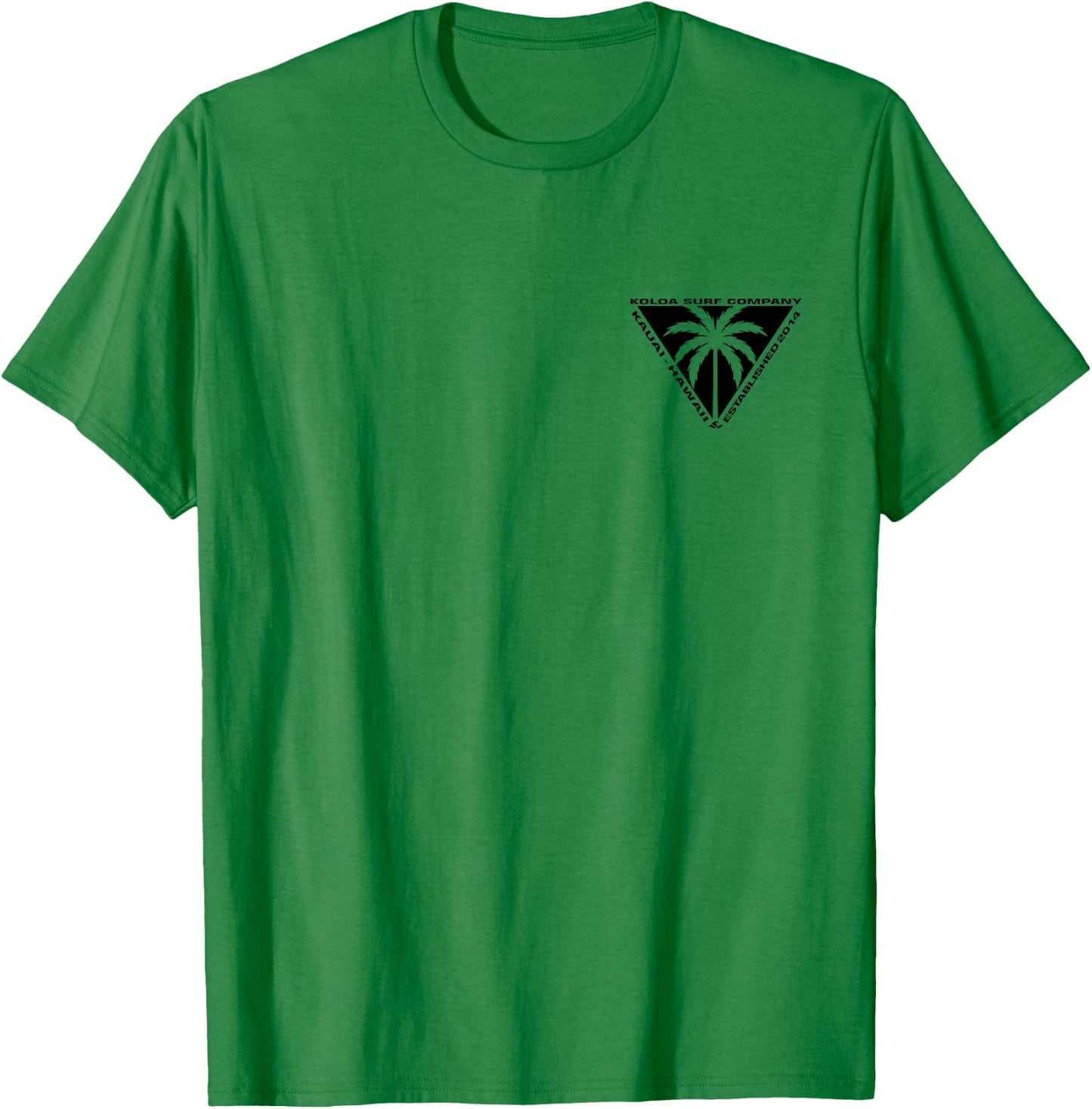 Koloa Surf Triangulated Palm Logo Lightweight, Graphic T-Shirt - T-Shirt | Irish Green