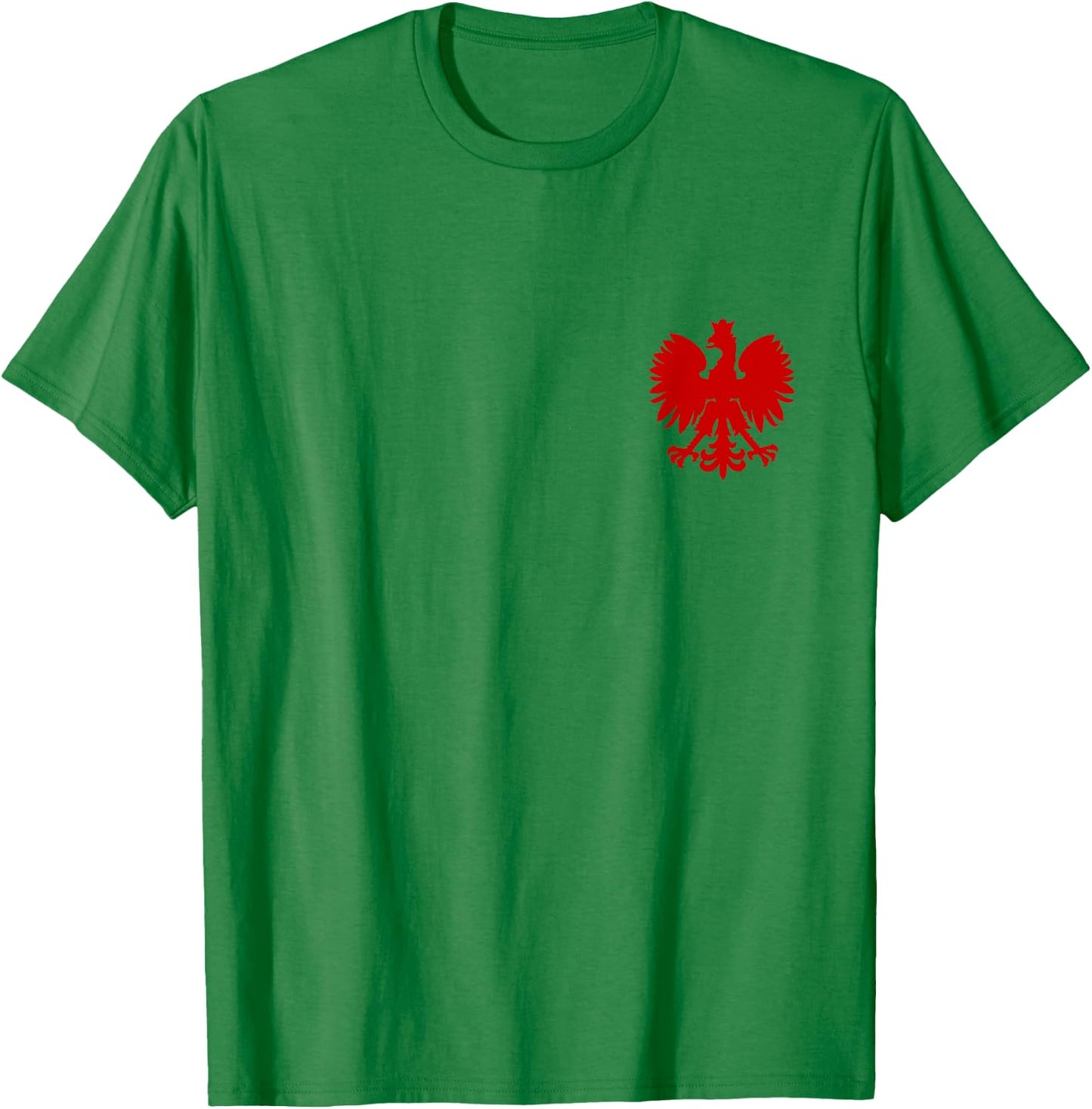 Poland Flag Pride Eagle Polish Roots Polska T-Shirt - T-Shirt | Irish Green