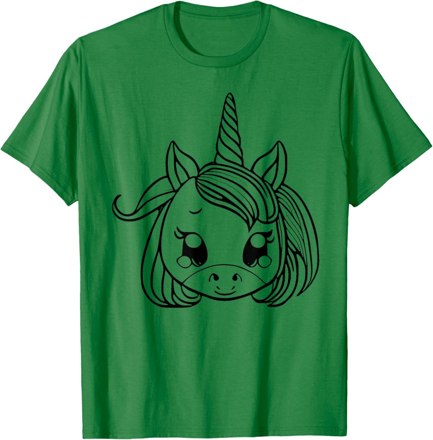 Color and paint your own unicorn T-Shirt - T-Shirt | Irish Green