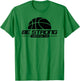 Joshua 1:9-Strong & Courageous Basketball Themed T-Shirt - T-Shirt | Irish Green