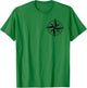 Not all who wander are lost front and back T-Shirt - T-Shirt | Irish Green