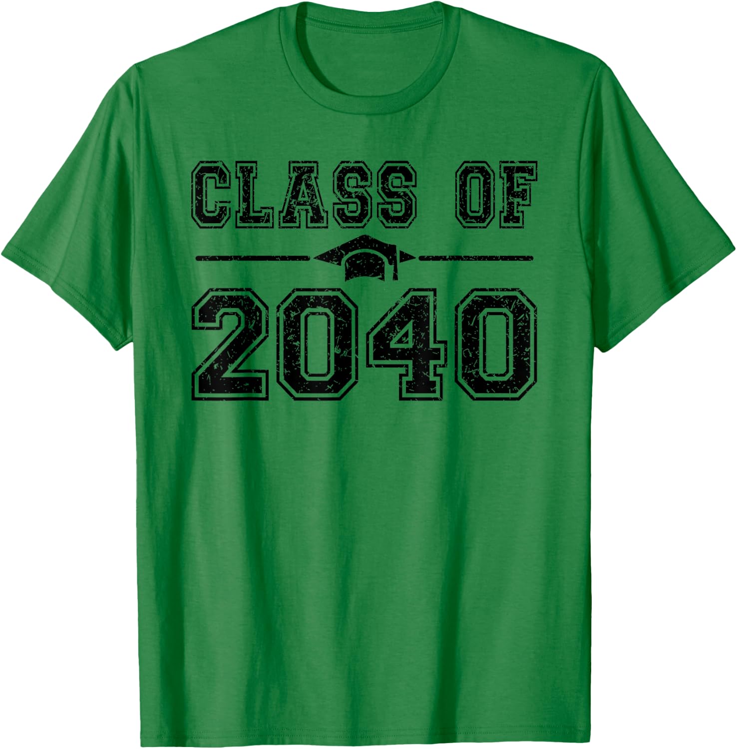 Class of 2040 Grow With Me First Day of School Graduate 2040 T-Shirt - T-Shirt | Irish Green