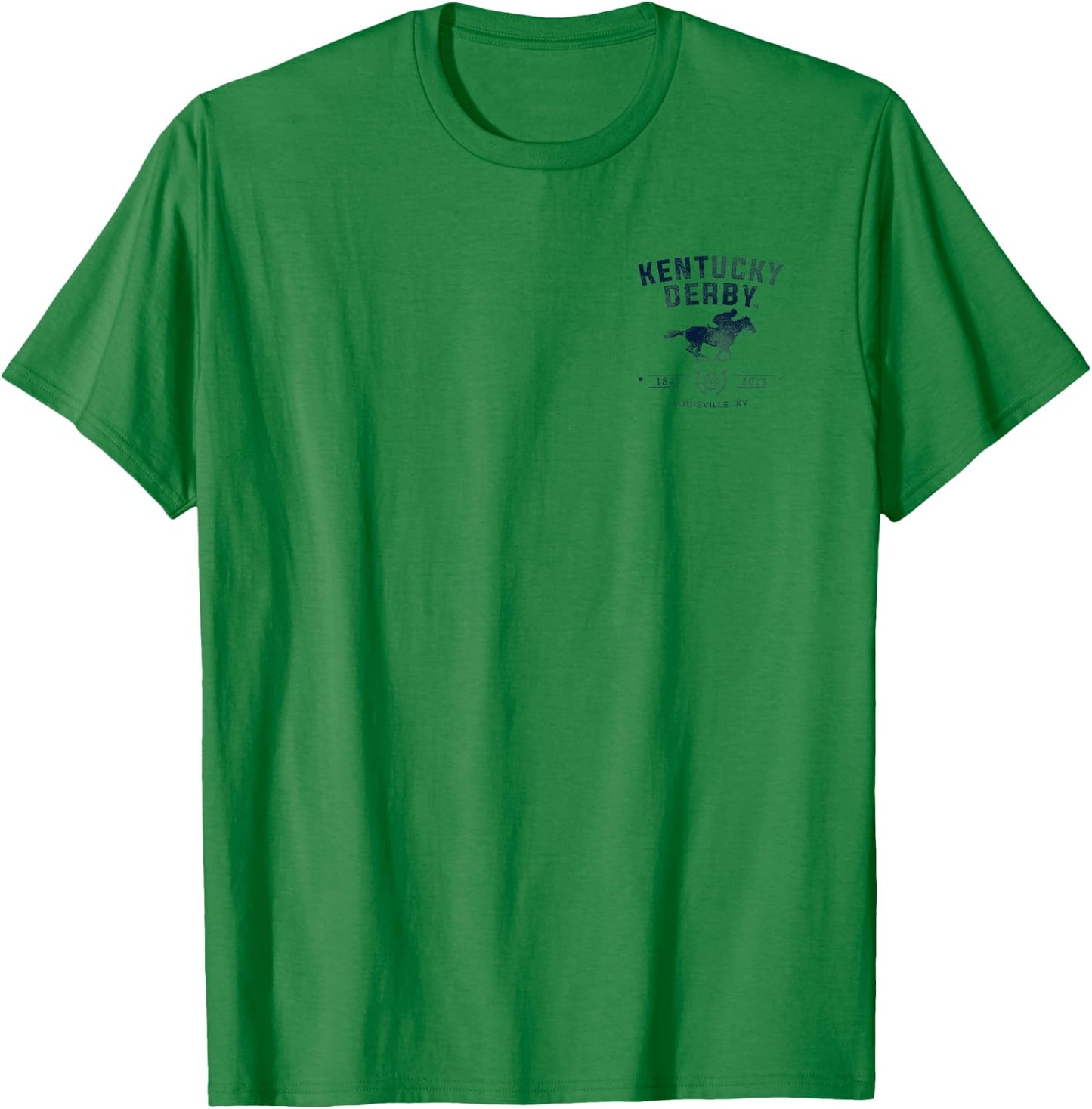 Officially Licensed Kentucky Derby 2024 Front/Back Vintage T-Shirt - T-Shirt | Irish Green