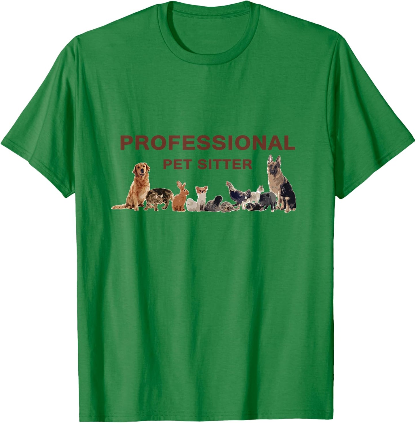 Professional Pet Sitter for Pet Sitting T-Shirt - T-Shirt | Irish Green