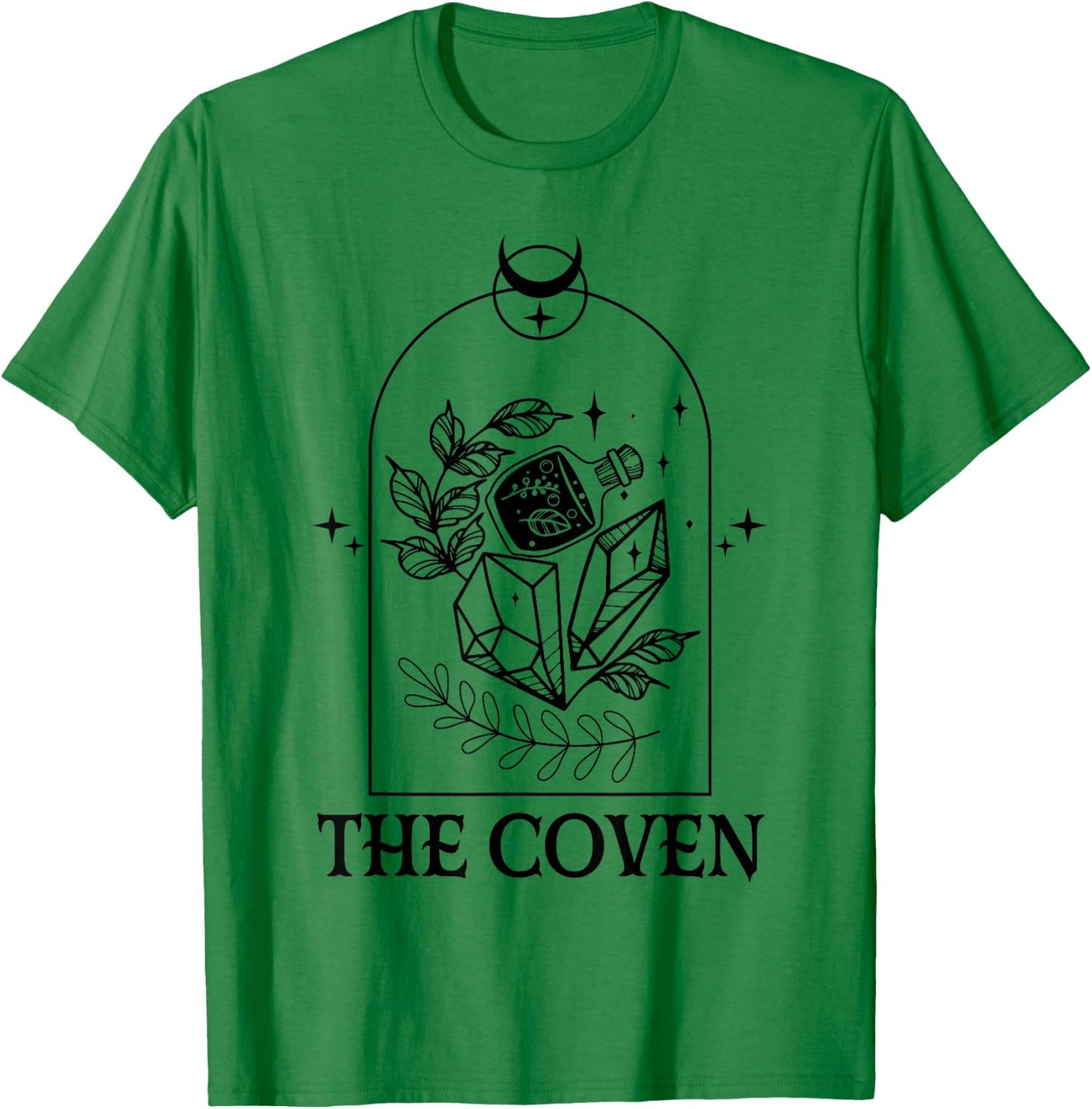 The Coven Bride Gothic Witch Bachelorette Matching Halloween T-Shirt - T-Shirt | Irish Green