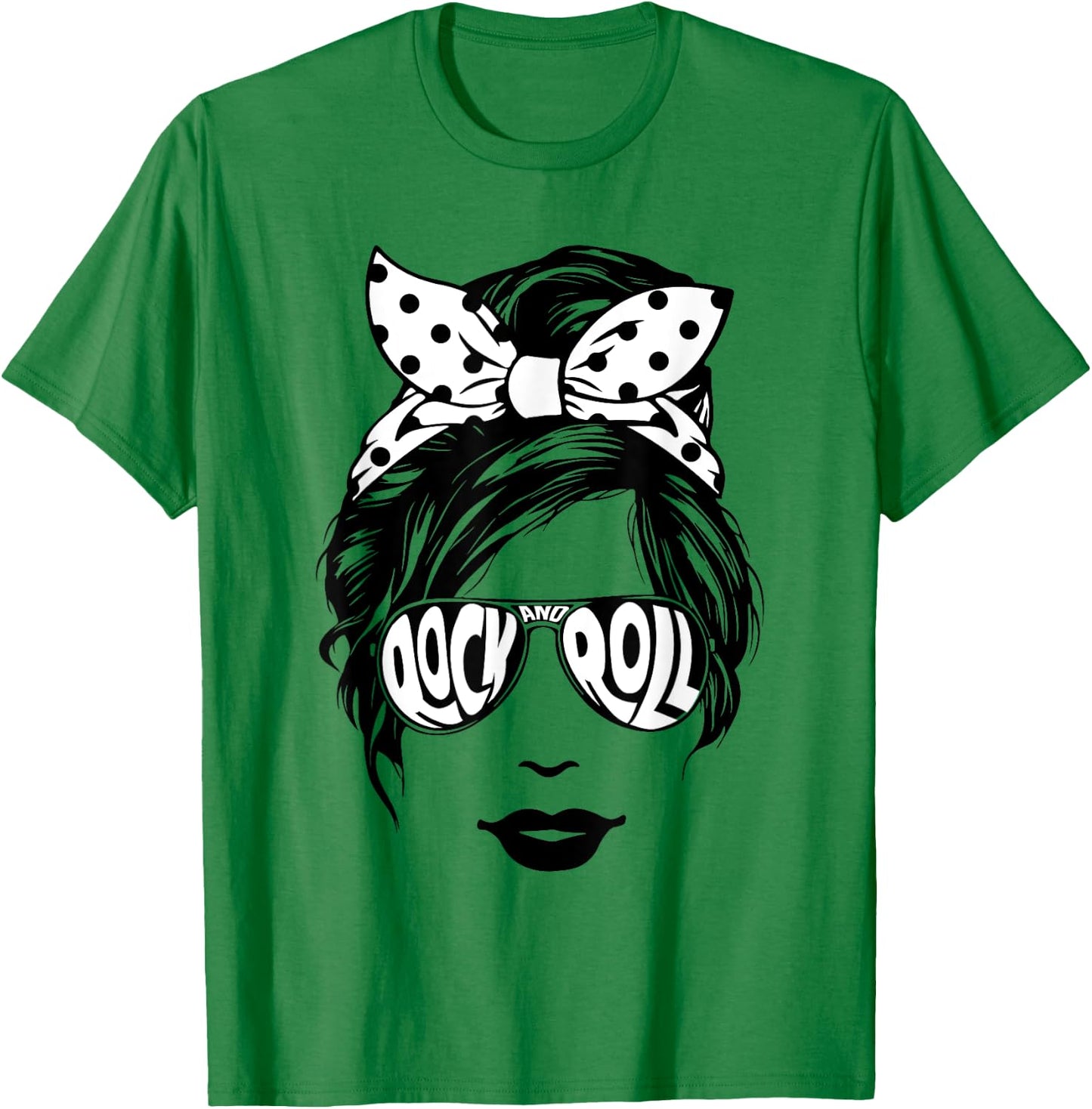 50s Rockabilly Pinup Clothing 1950s Sock Hop Rock and Roll T-Shirt - T-Shirt | Irish Green