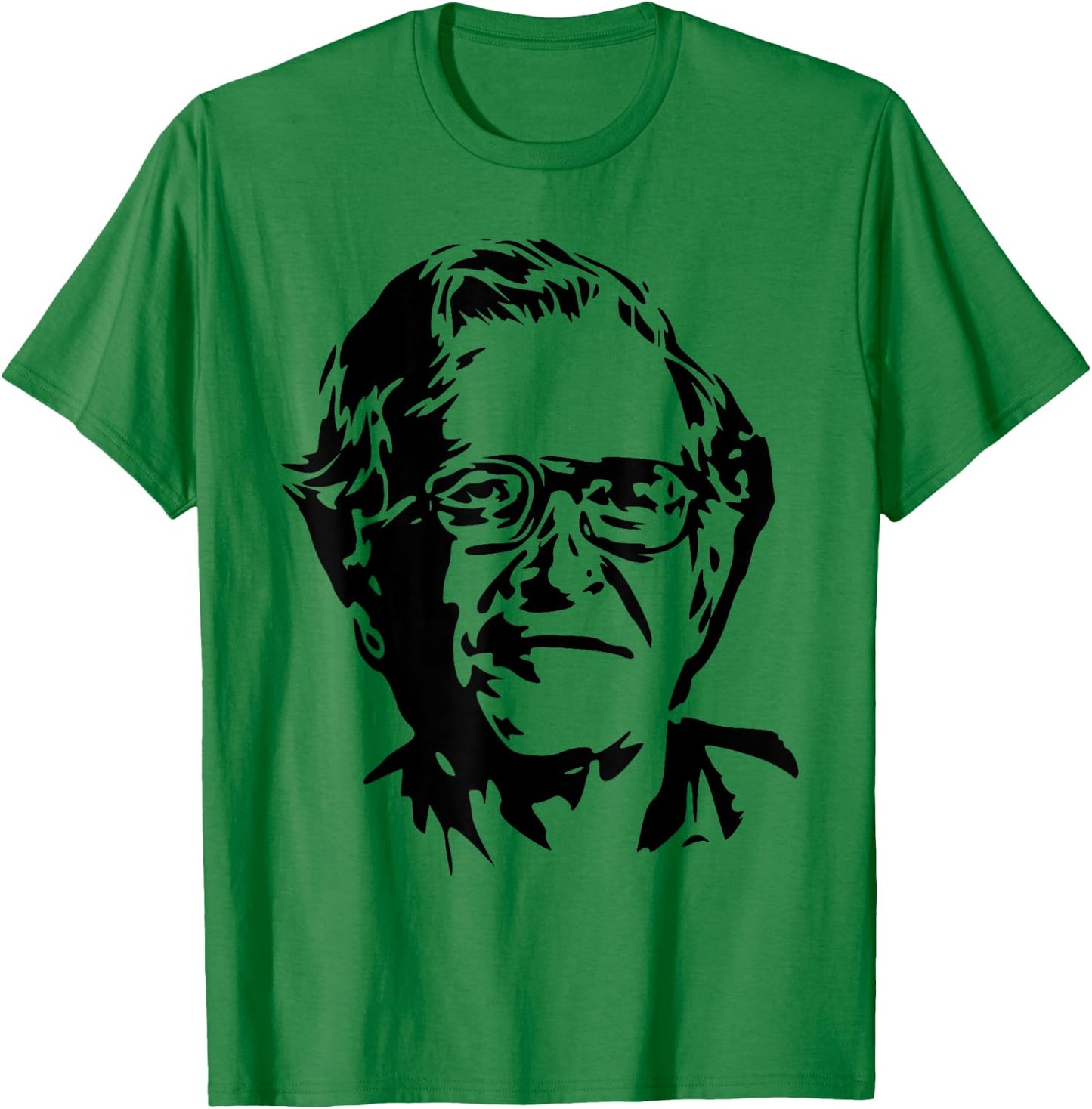 Noam Chomsky stencil T-Shirt - T-Shirt | Irish Green