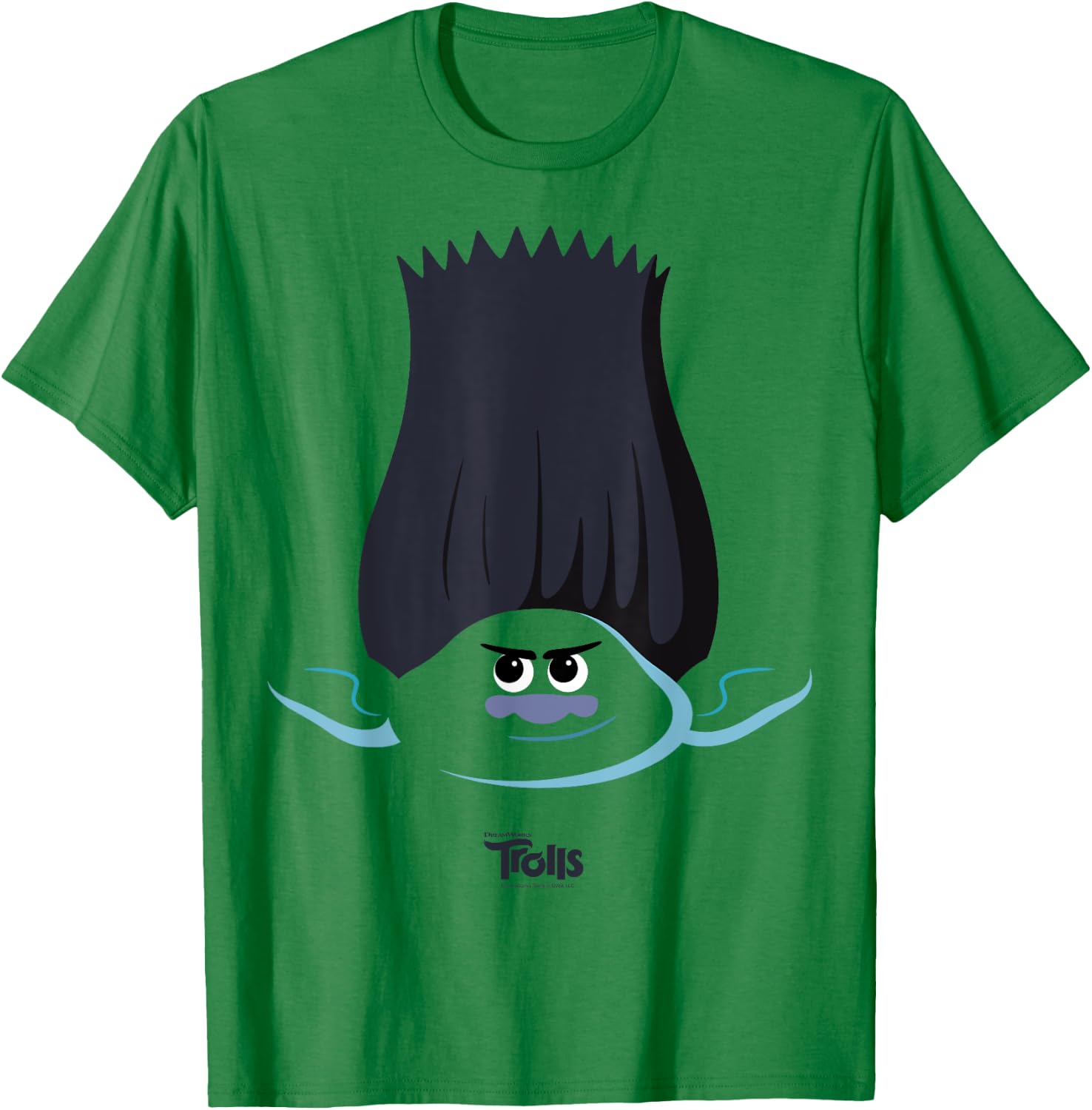 DreamWorks Trolls Branch Big Face T-Shirt - T-Shirt | Irish Green