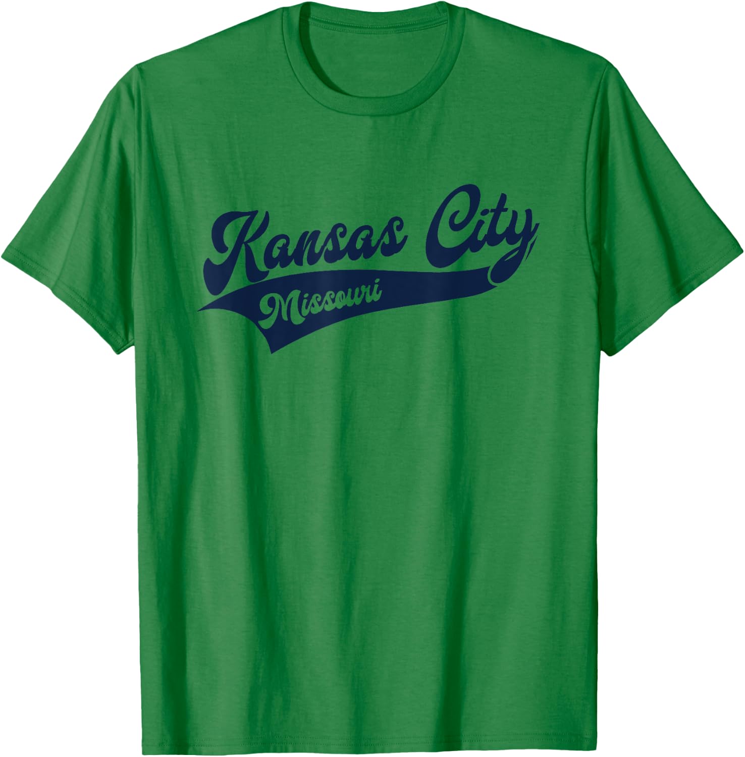 Kansas City - Missouri - Retro / Throwback Design - Classic T-Shirt - T-Shirt | Irish Green