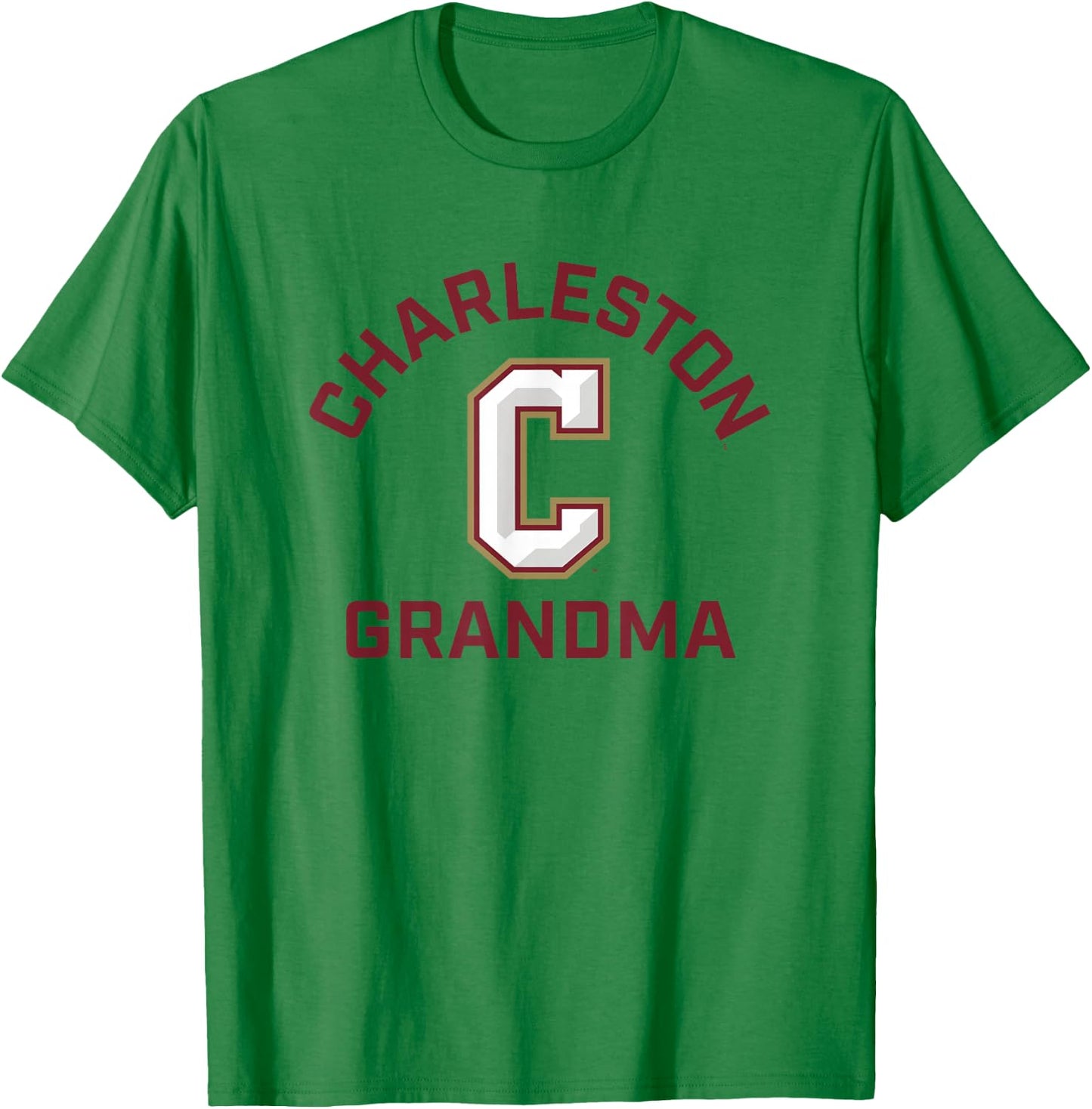 College of Charleston Cougars Arched Grandma T-Shirt - T-Shirt | Irish Green