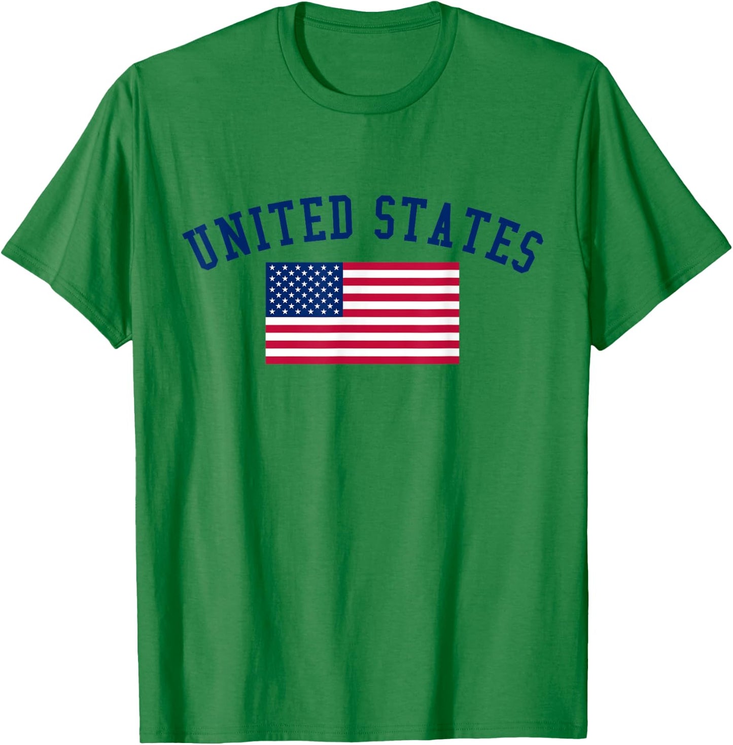 United States Patriotic US Flag T-Shirt - T-Shirt | Irish Green