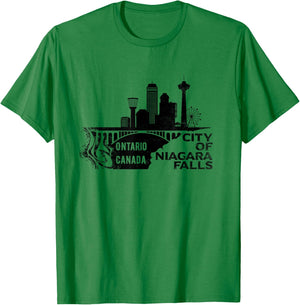 Niagara Falls Souvenir Ontario Canada T-Shirt - T-Shirt | Irish Green