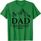 Dad The Righteous Man Walks In His Integrity His Children T-Shirt - T-Shirt | Irish Green