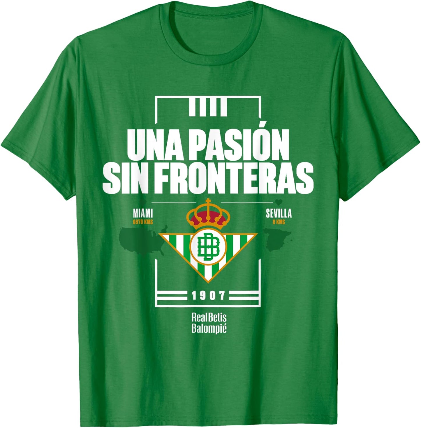 Real Betis sports exclusive collection. T-Shirt - T-Shirt | Irish Green