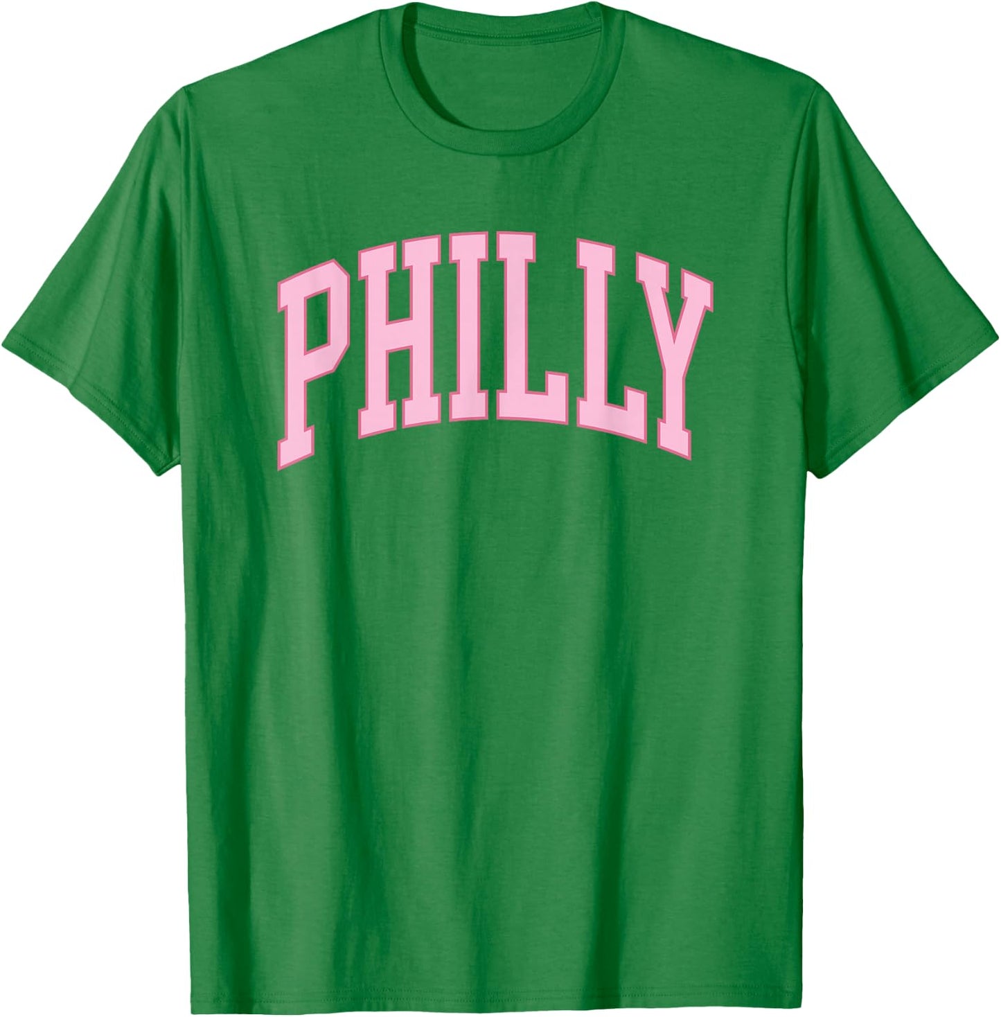 Philly Pink Retro Preppy throwback Philadelphia girls T-Shirt - T-Shirt | Irish Green