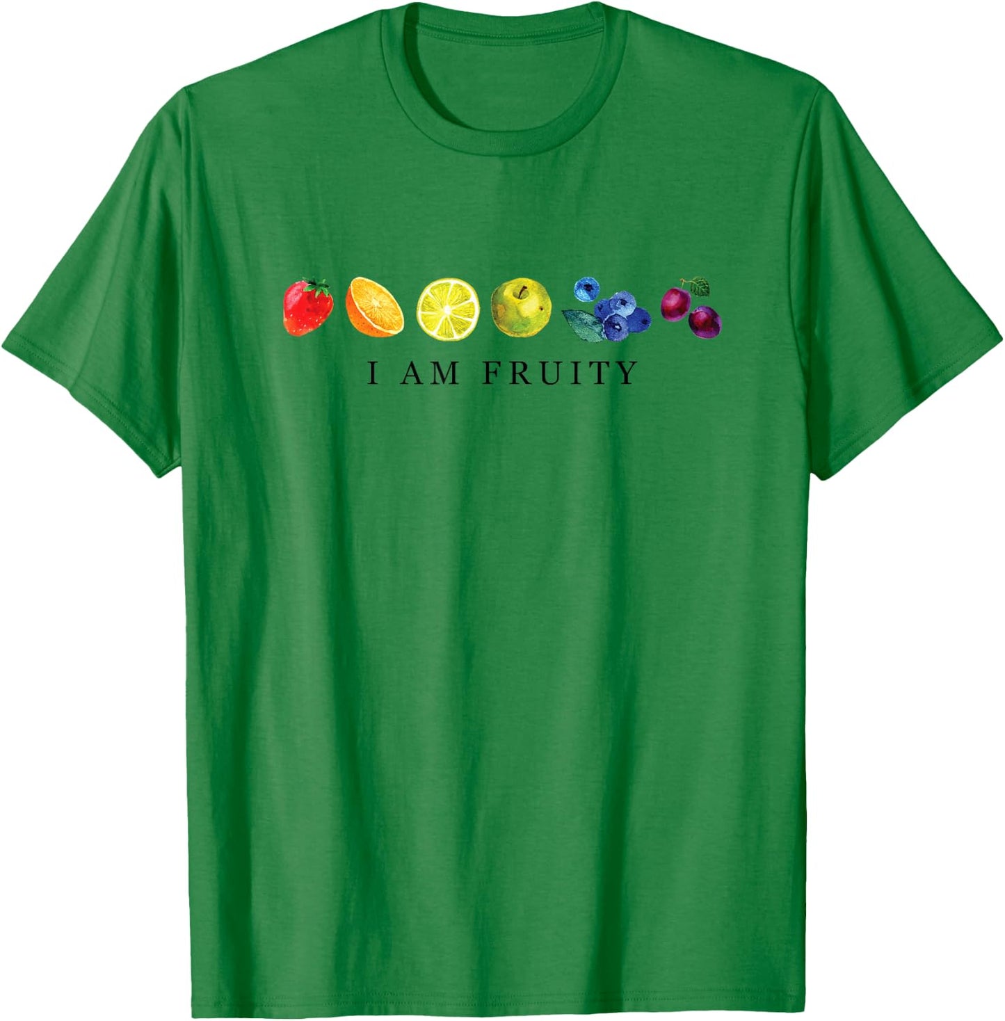 I Am Fruity LGBT Pride Flag Fruit Lover T-Shirt - T-Shirt | Irish Green