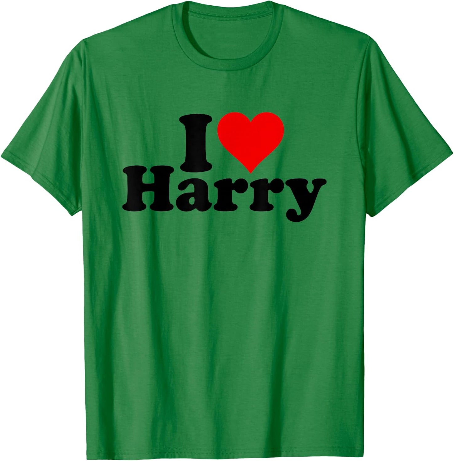 I Love Heart Harry T-Shirt - T-Shirt | Irish Green