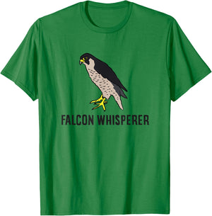 Peregrine Falcon Whisperer T-Shirt - T-Shirt | Irish Green
