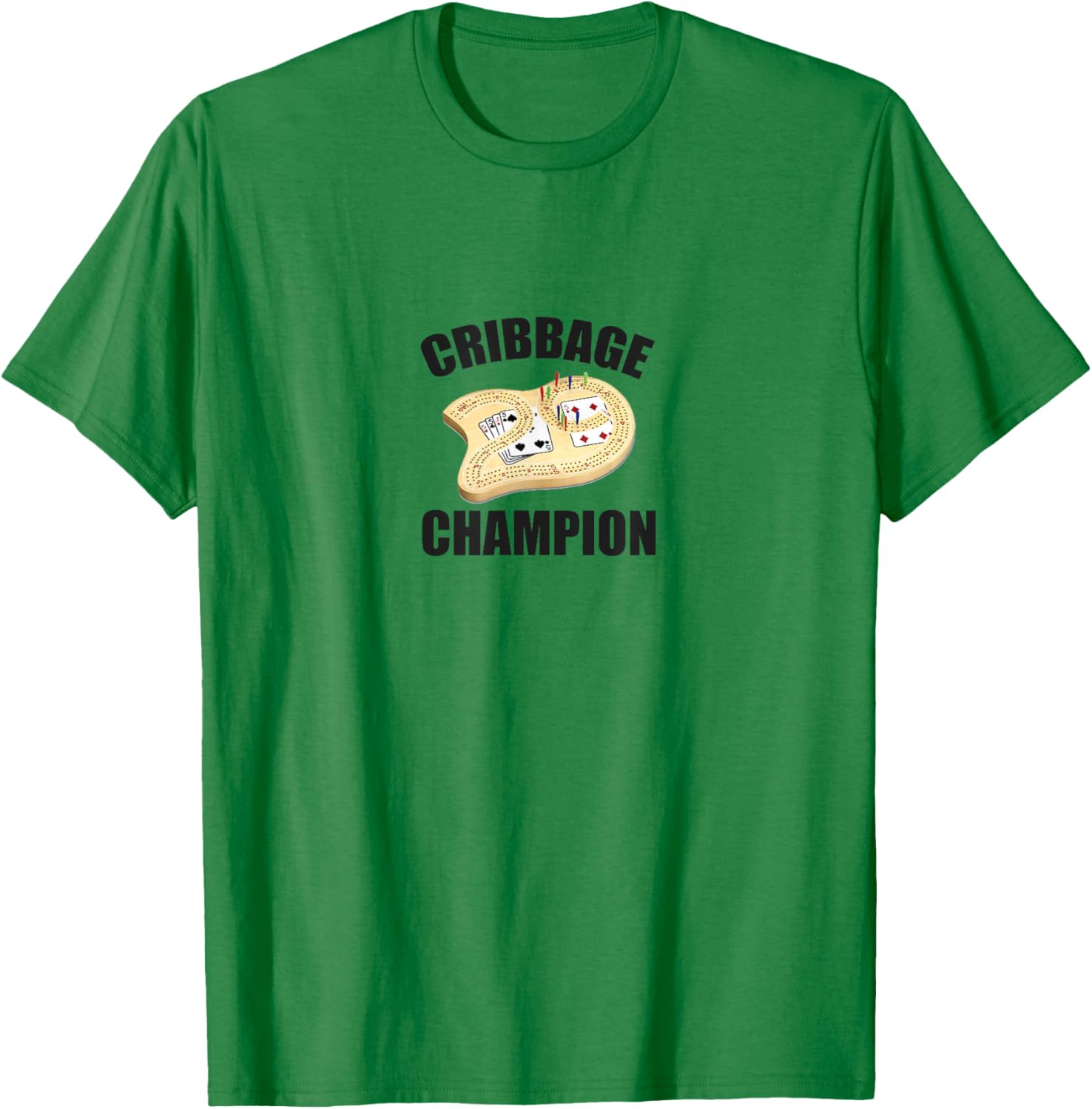 Cribbage Champion - Prize , Women Crib Champ T-Shirt - T-Shirt | Irish Green