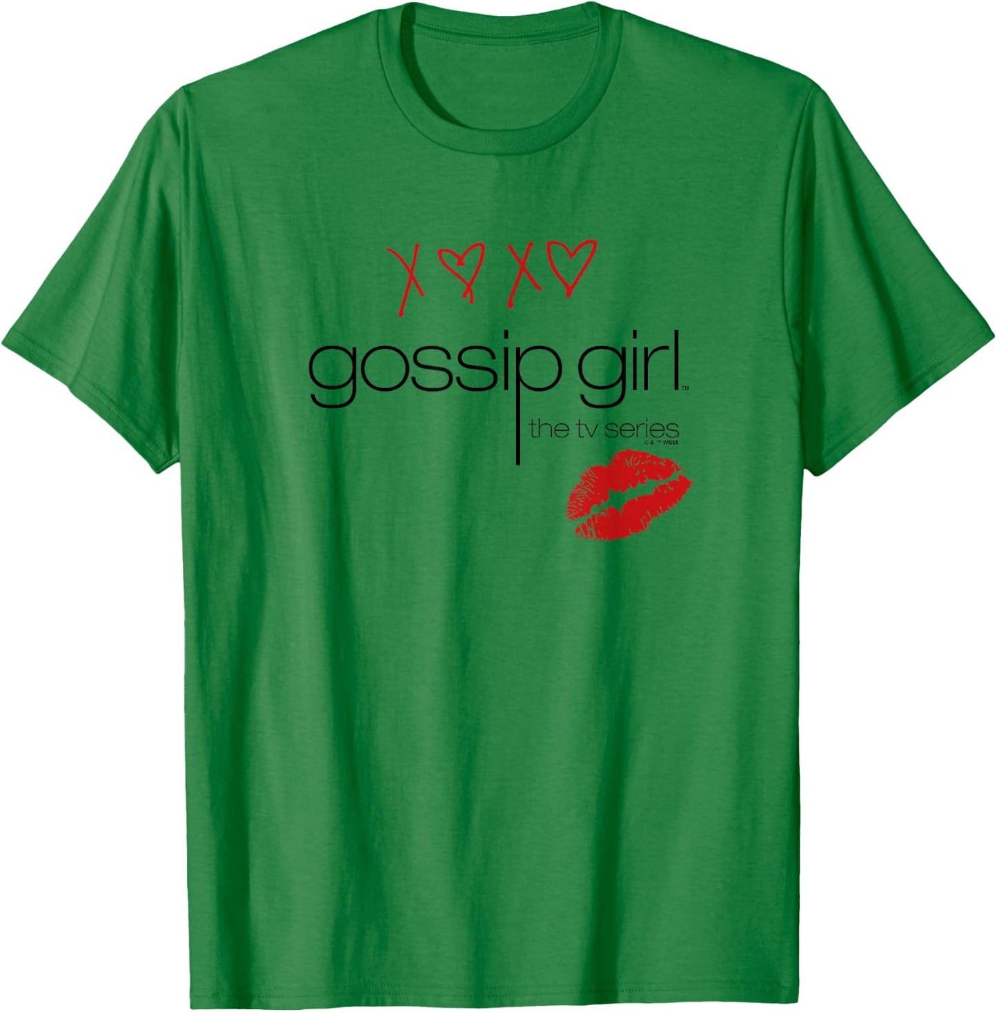 Gossip Girl Classic Logo Valentine's Day T-Shirt - T-Shirt | Irish Green