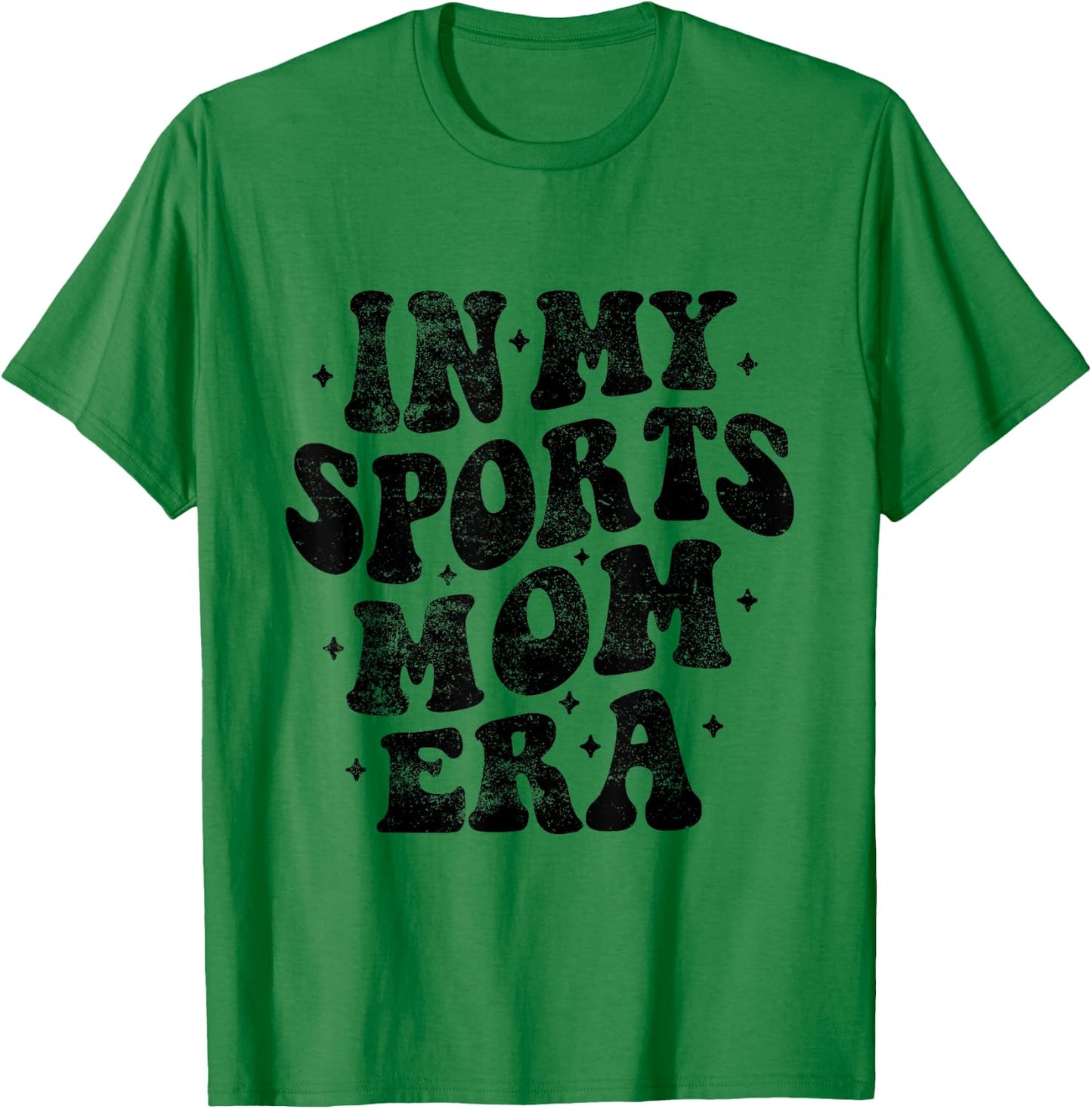 In My Sports Mom Era Funny Mothers Day Sport T-Shirt - T-Shirt | Irish Green