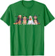 Golden Retriever Ghost Dog Halloween Golden Retriever Witch Women Kids T-Shirt - T-Shirt | Irish Green