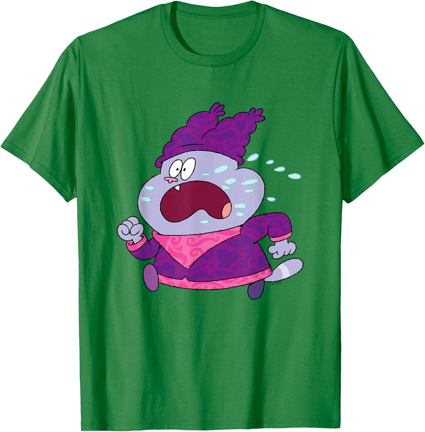Chowder Valentine's Day Sweating & Running Away From Panini T-Shirt - T-Shirt | Irish Green